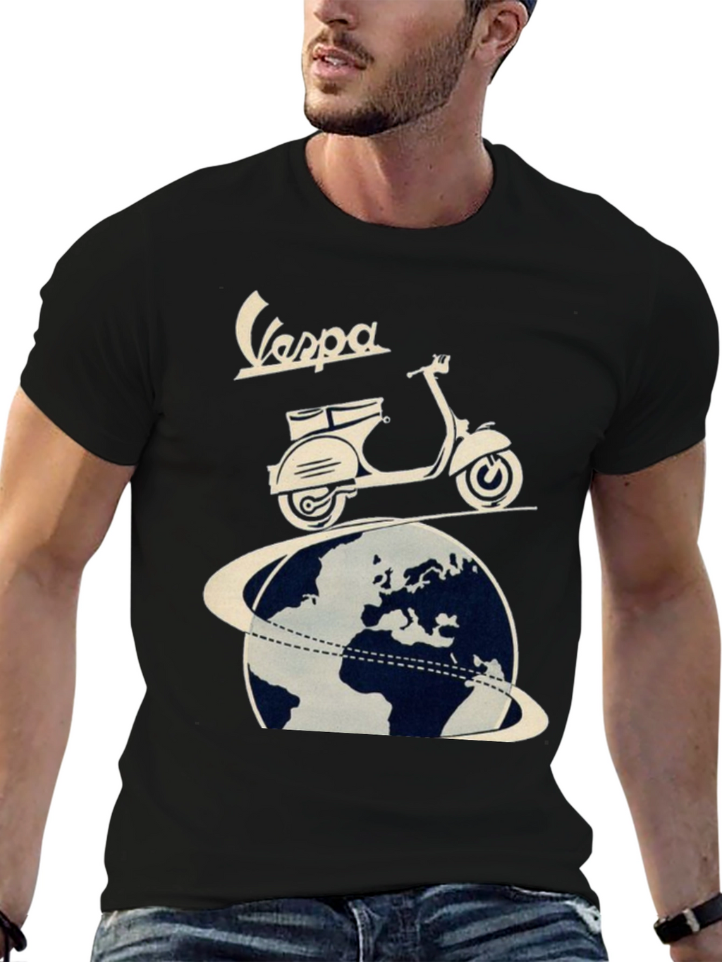 Vespa Around the World Graphic Tee