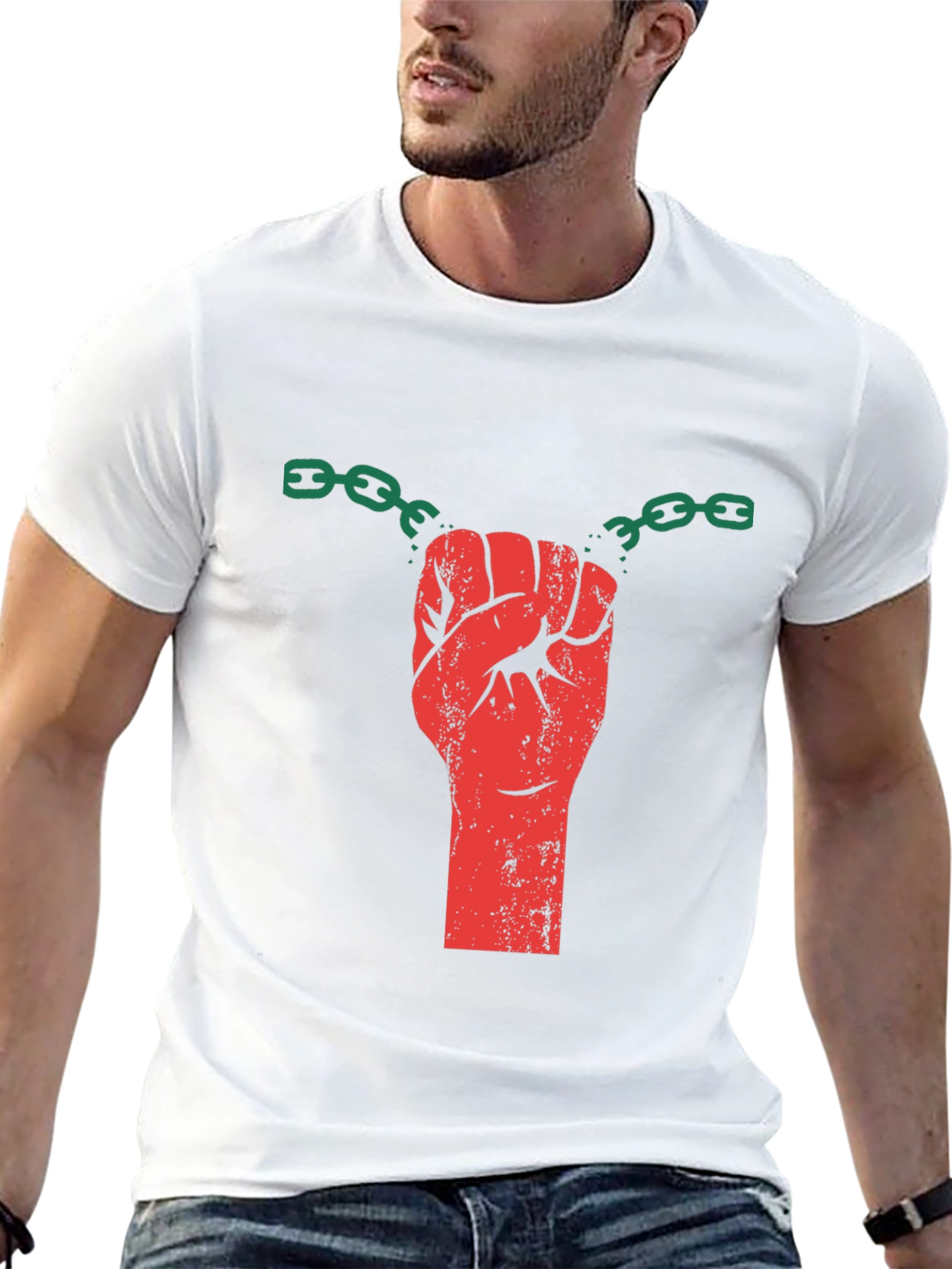 Liberated Fist Graphic T-Shirt - Black