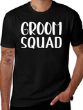 Groom Squad Crew Neck T-Shirt
