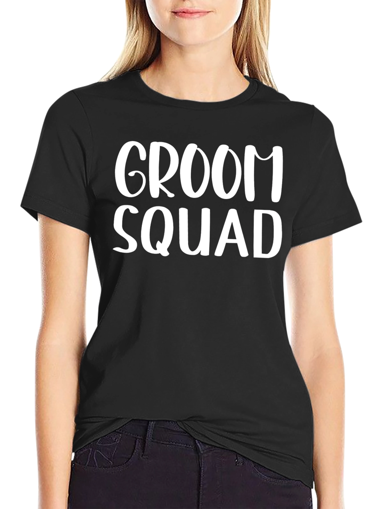 Groom Squad Crew Neck T-Shirt