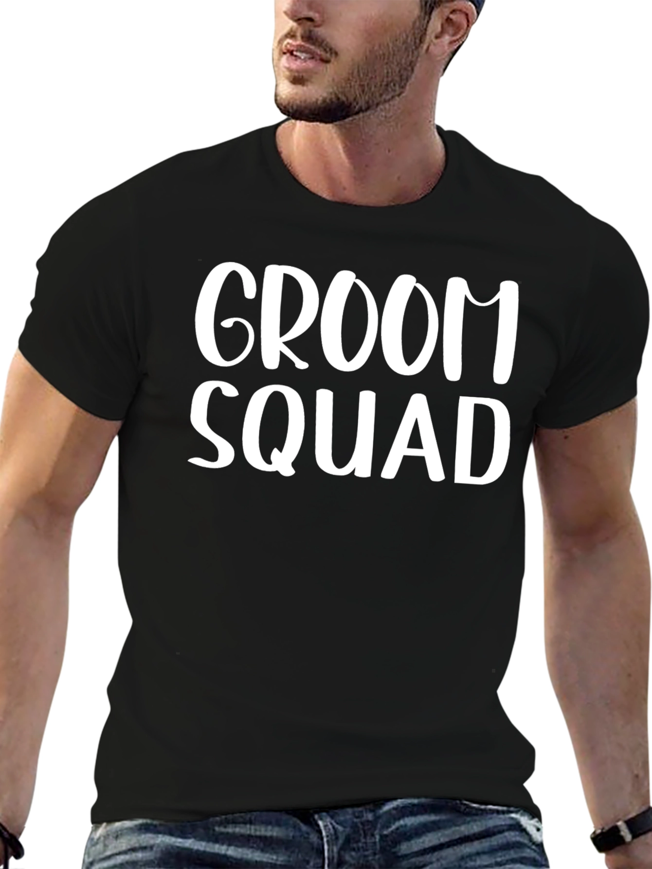 Groom Squad Crew Neck T-Shirt