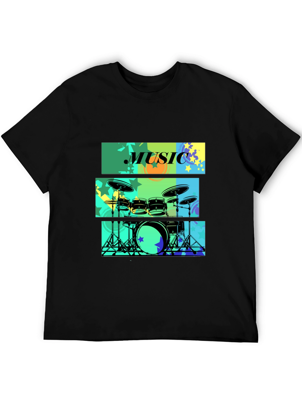 Music Drums T-Shirt - Stylish Graphic Tee