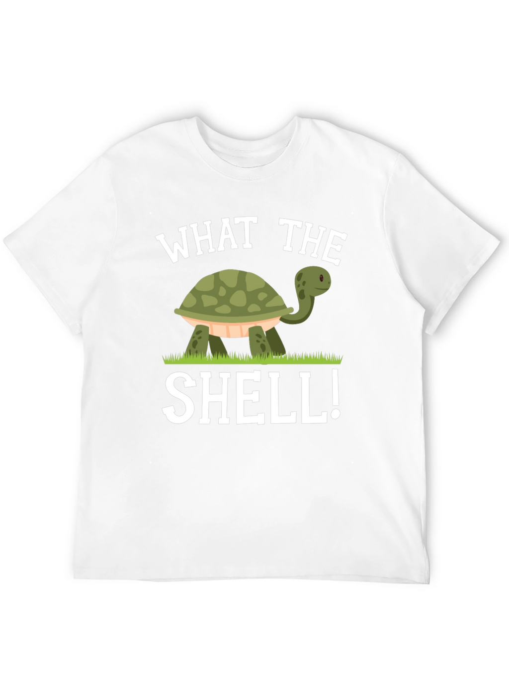 Funny What The Shell Turtle Graphic T-Shirt