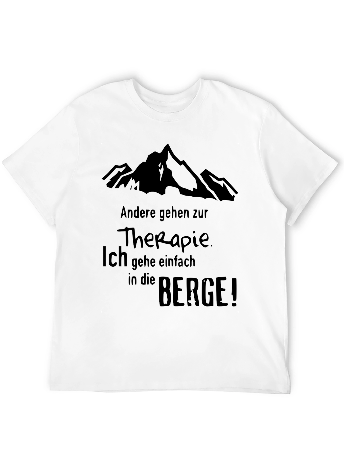 Mountain Therapy Black T-Shirt