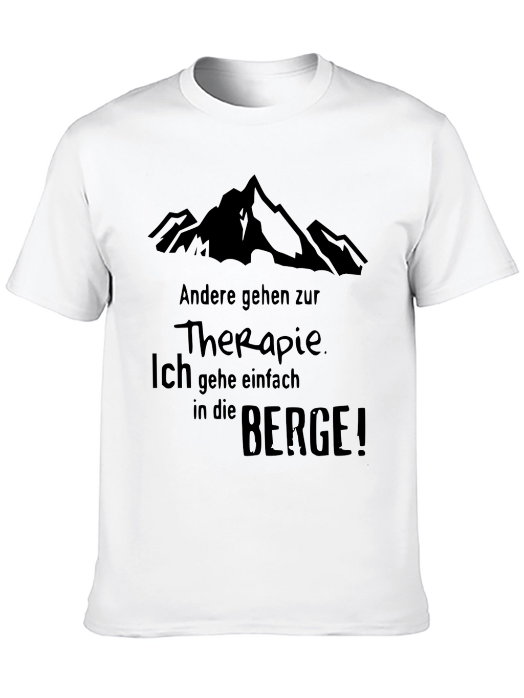 Mountain Therapy Black T-Shirt