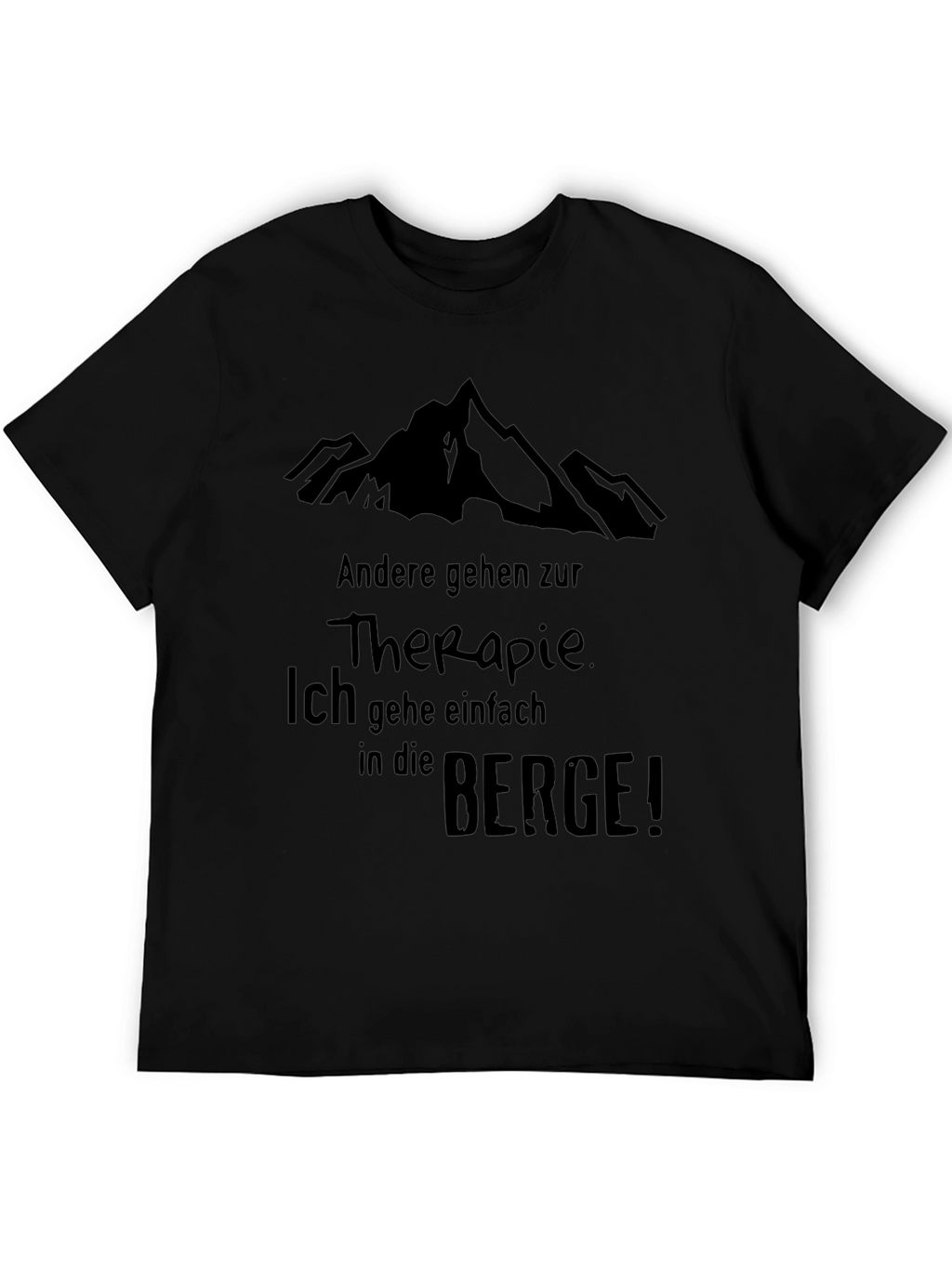 Mountain Therapy Black T-Shirt