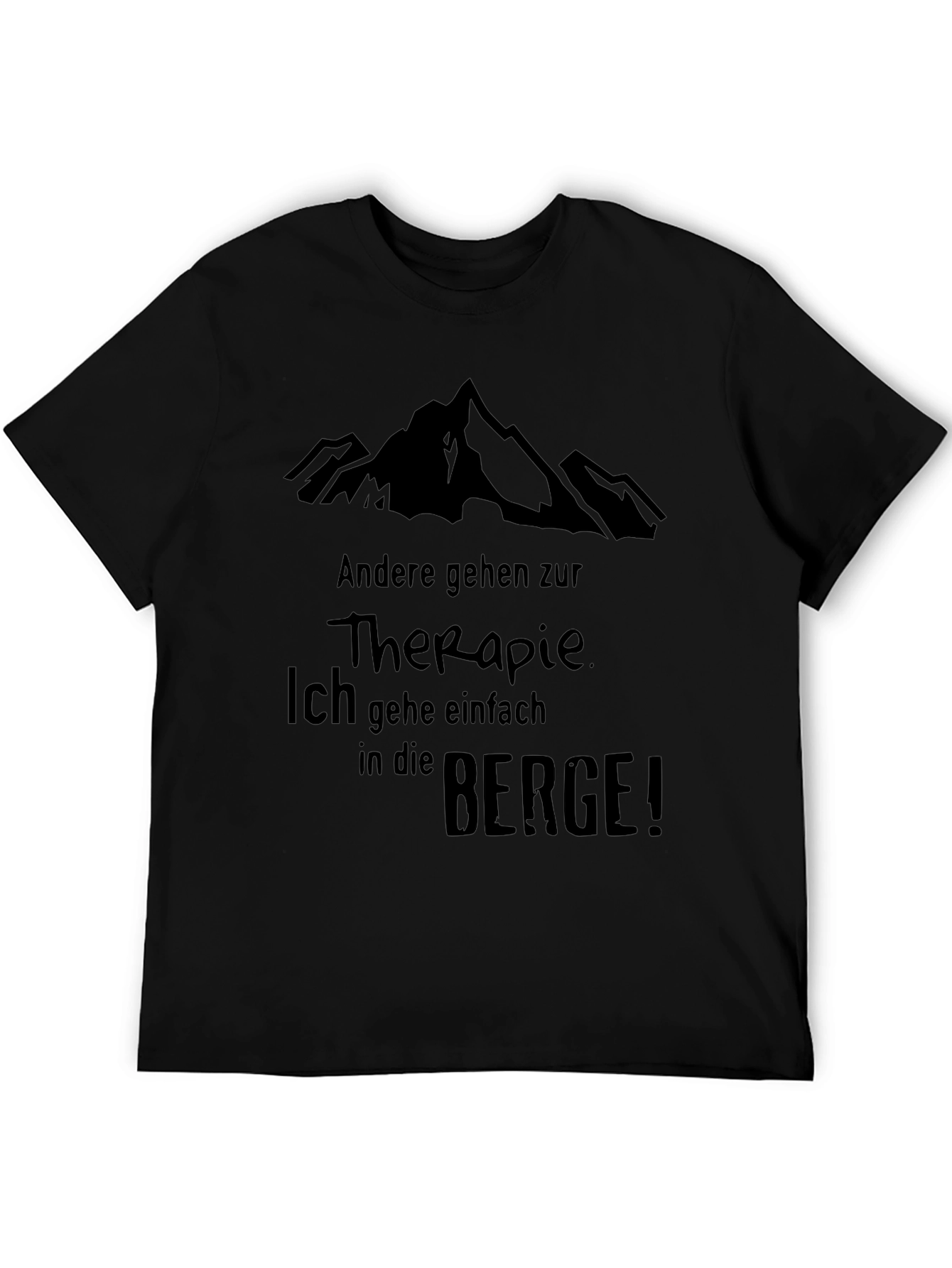 Mountain Therapy Black T-Shirt