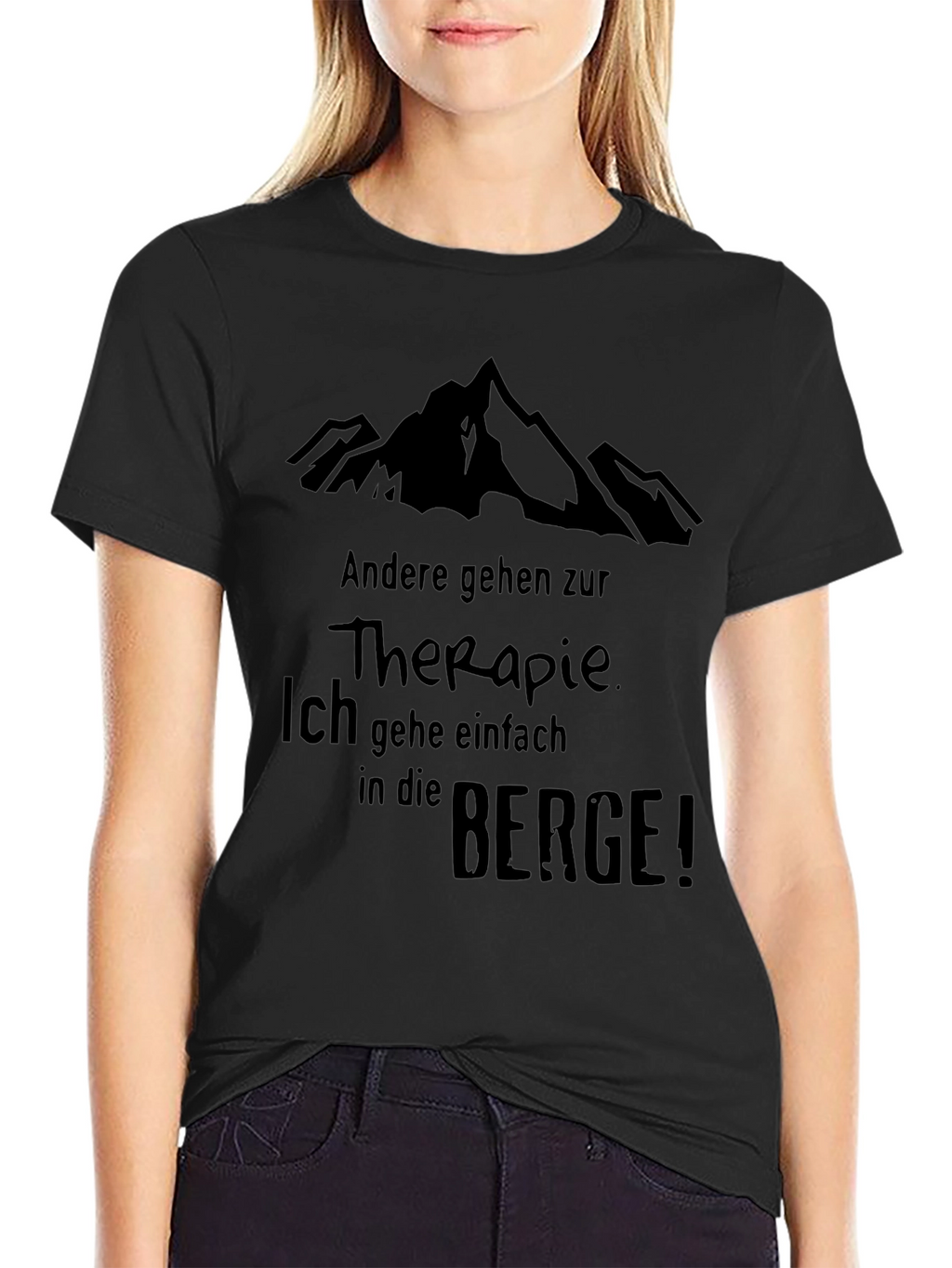 Mountain Therapy Black T-Shirt