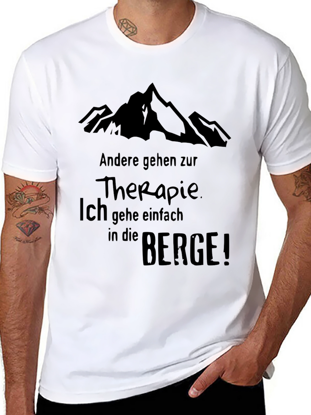 Mountain Therapy Black T-Shirt
