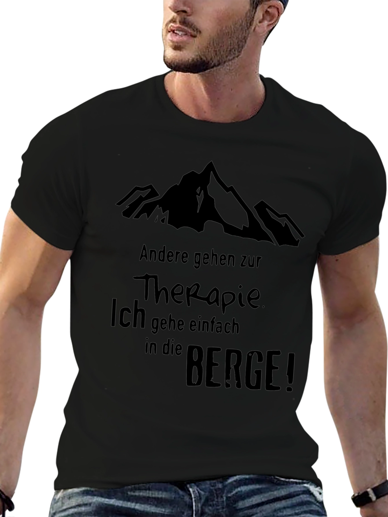 Mountain Therapy Black T-Shirt
