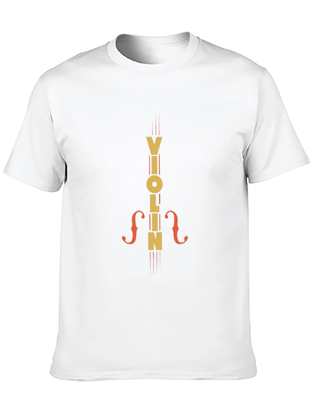 Violin Graphic Tee - Music Lovers Black T-Shirt