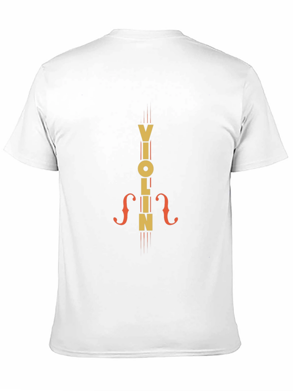 Violin Graphic Tee - Music Lovers Black T-Shirt