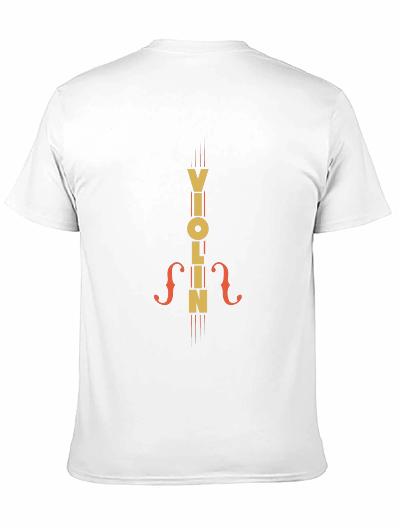 Violin Graphic Tee - Music Lovers Black T-Shirt