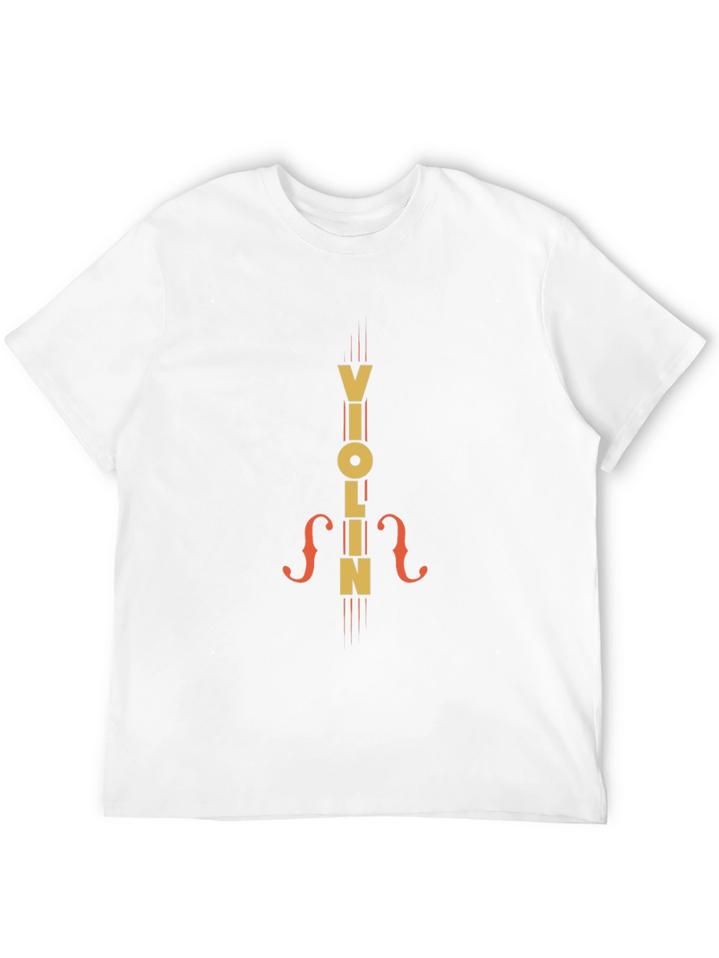 Violin Graphic Tee - Music Lovers Black T-Shirt