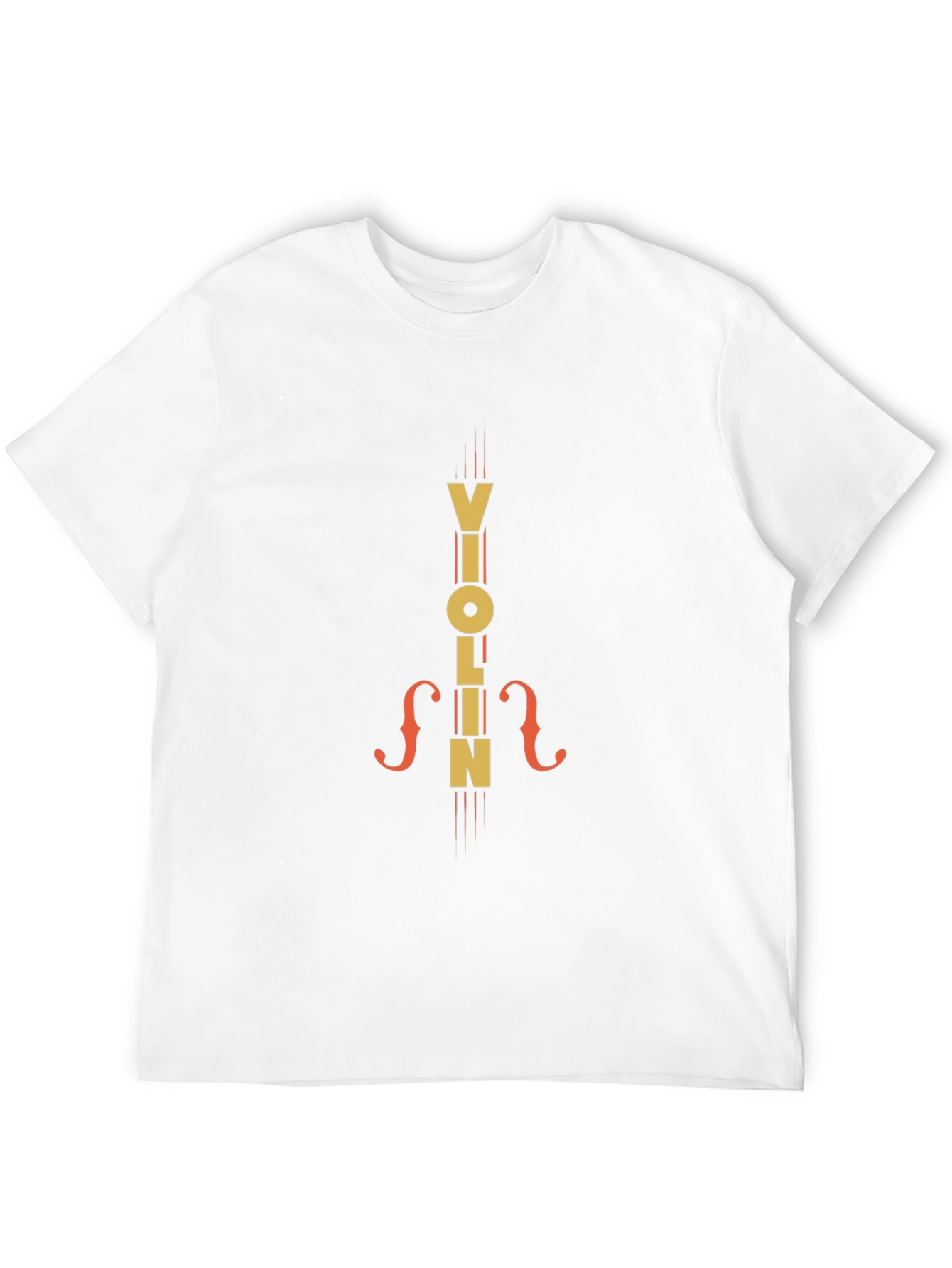 Violin Graphic Tee - Music Lovers Black T-Shirt