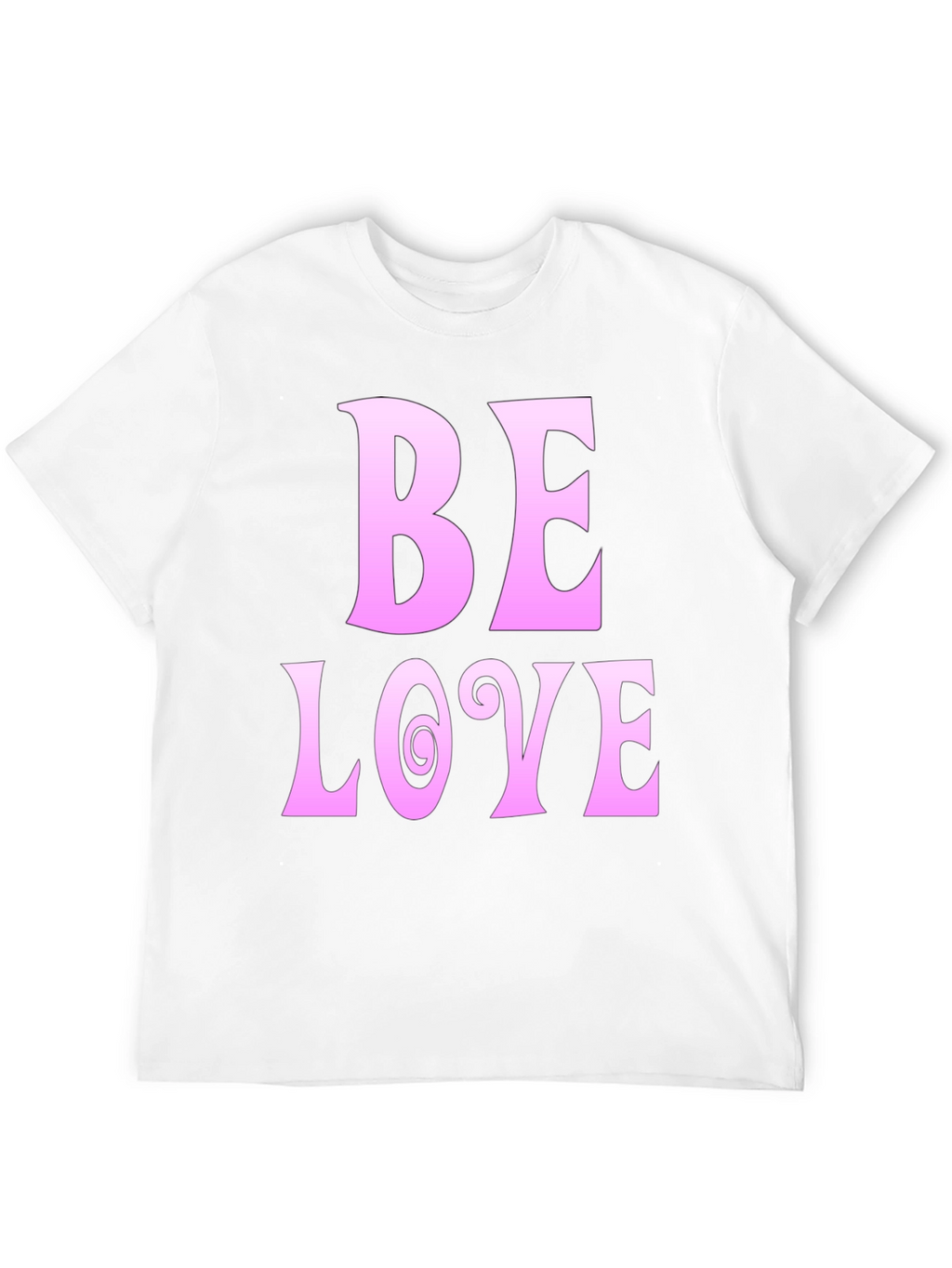 Be Love Black Graphic Tee
