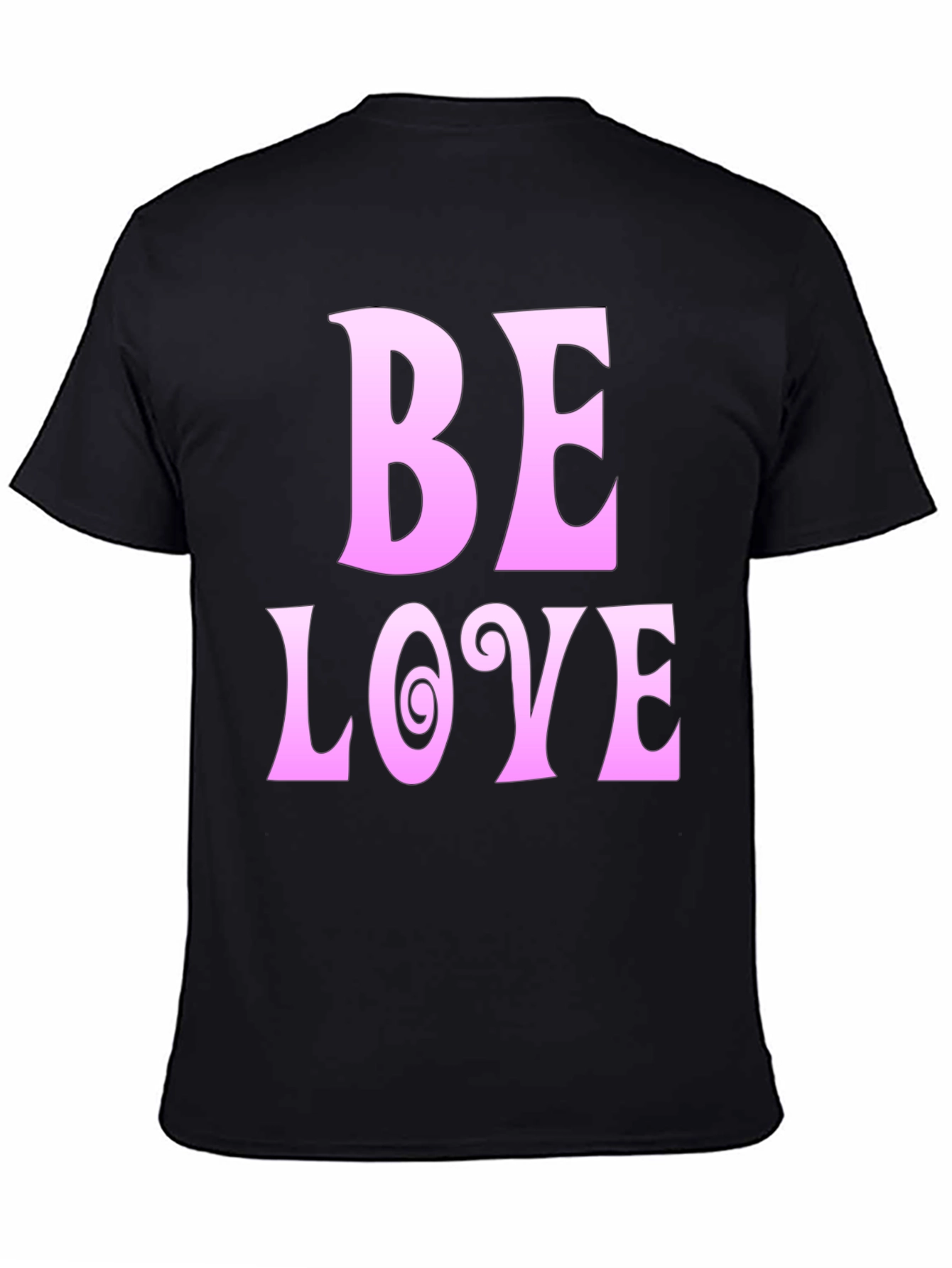 Be Love Black Graphic Tee