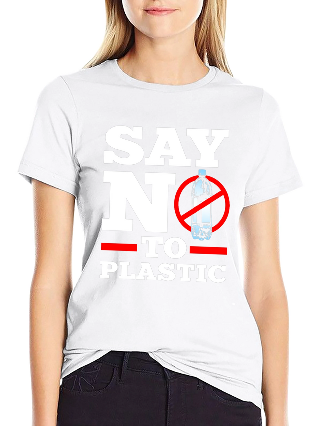Say No To Plastic Graphic T-Shirt
