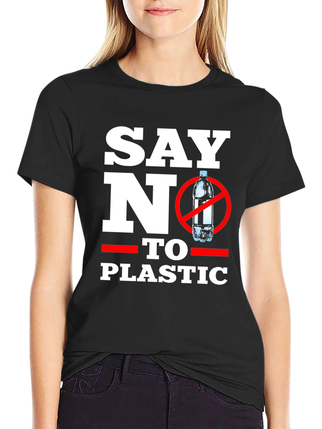 Say No To Plastic Graphic T-Shirt