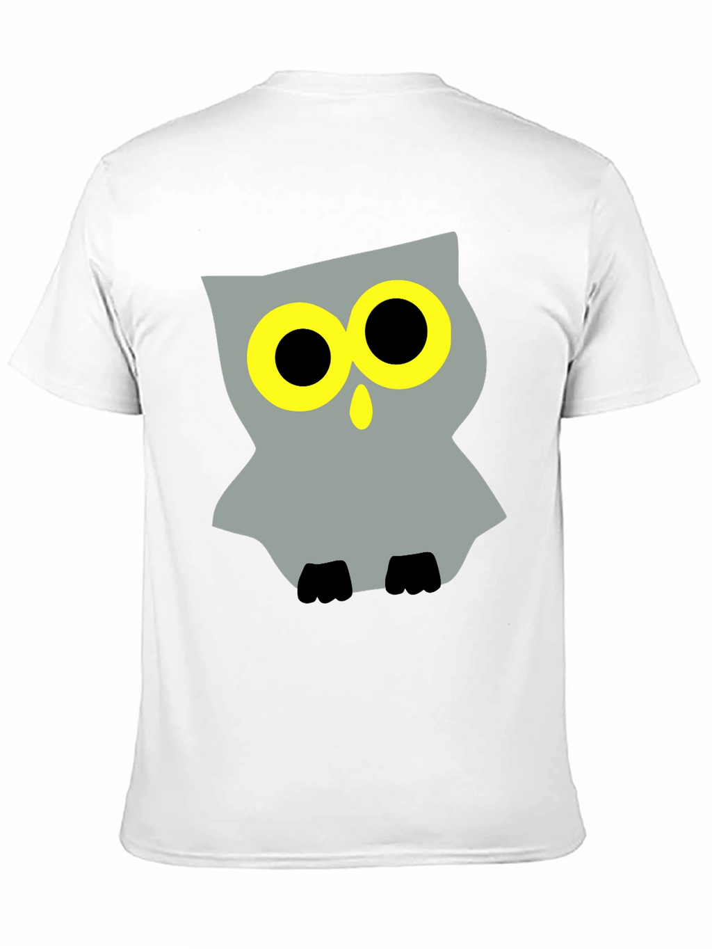 Cool Owl Graphic Black T-Shirt