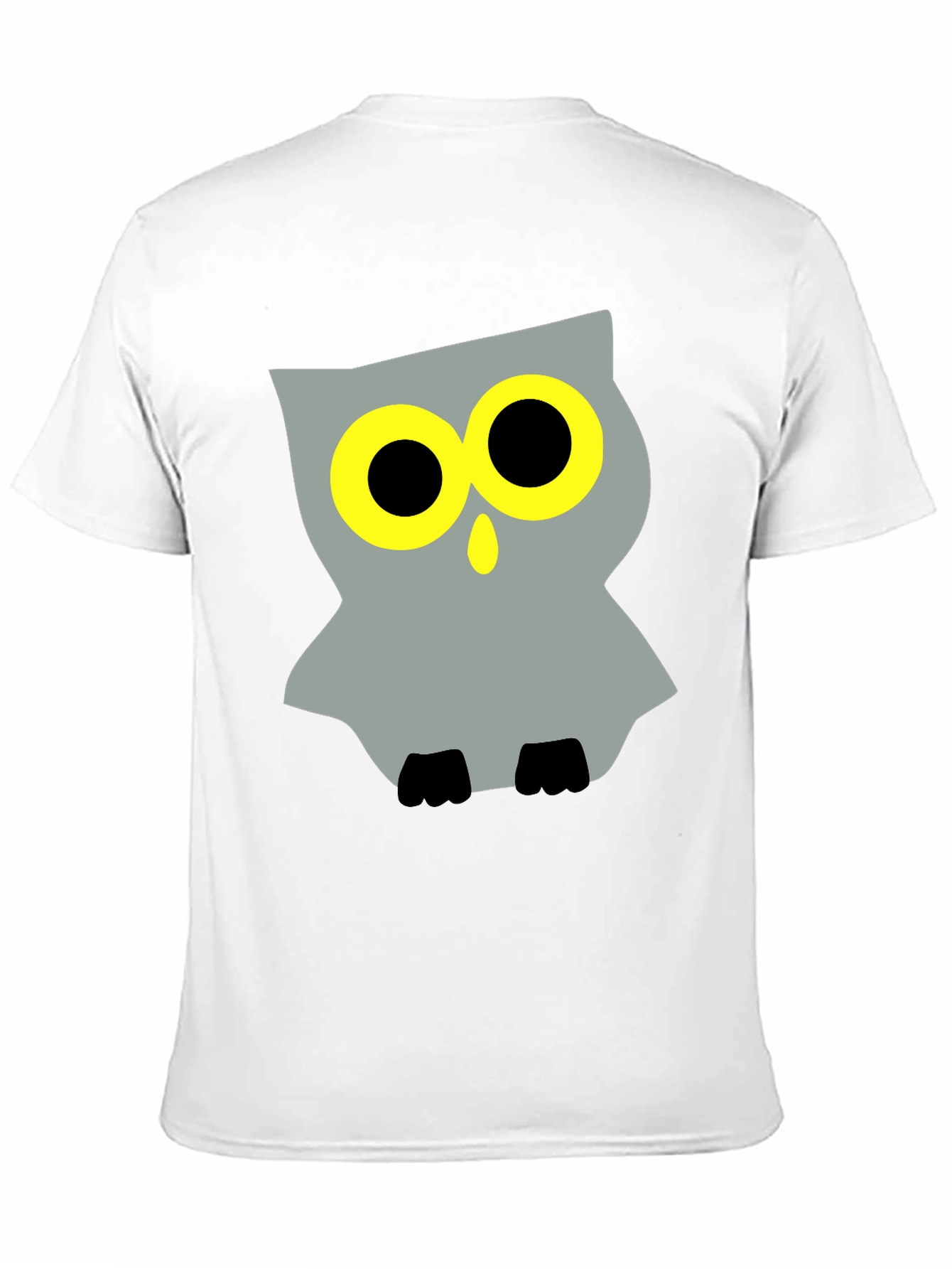 Cool Owl Graphic Black T-Shirt