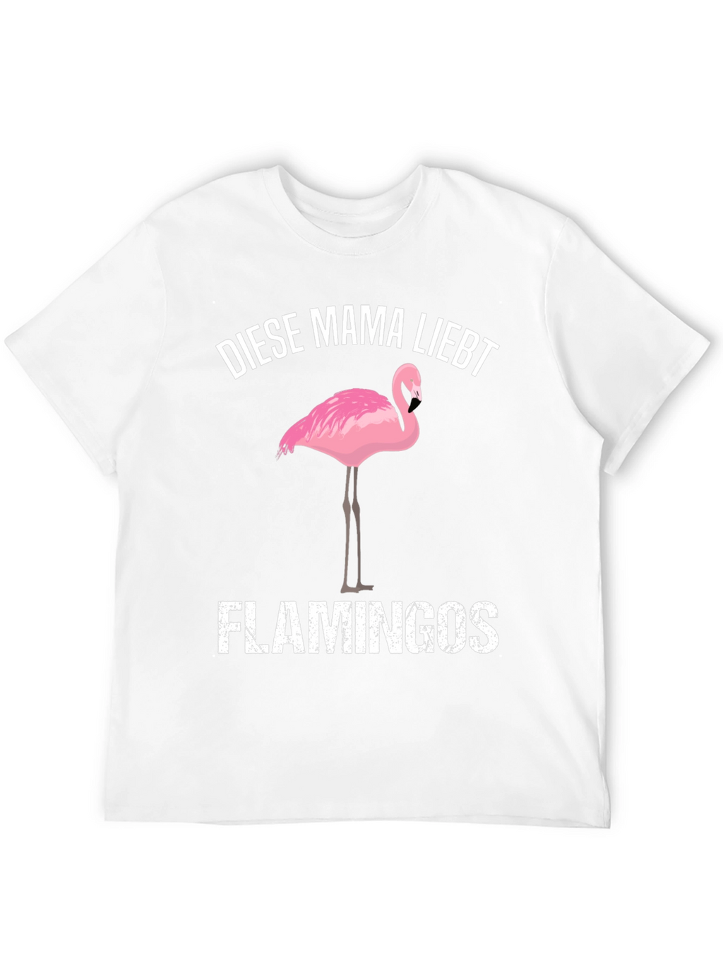 Mama Loves Flamingos Graphic T-Shirt