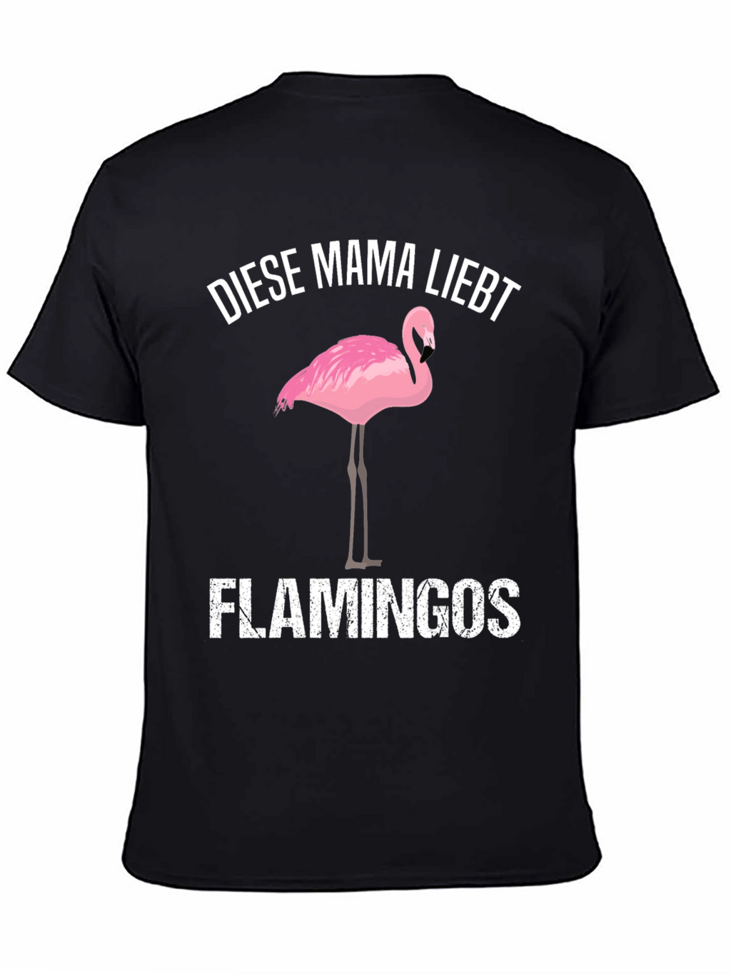Mama Loves Flamingos Graphic T-Shirt