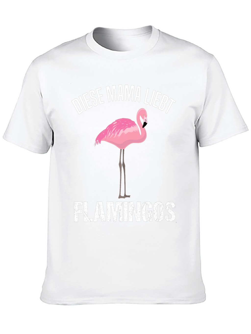 Mama Loves Flamingos Graphic T-Shirt