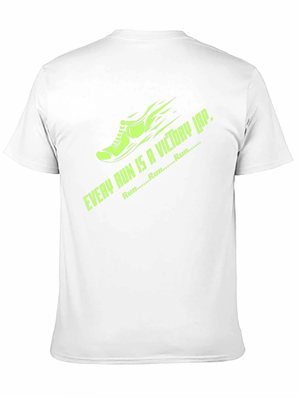 Every Run Victory Lap Black Graphic Tee