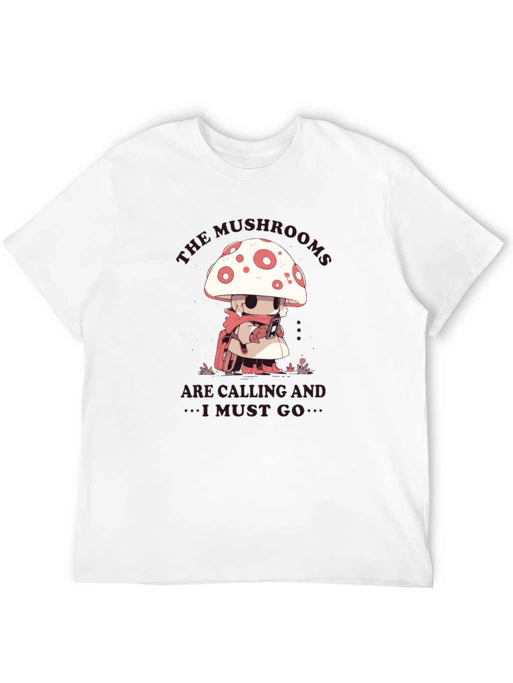 Mushroom Calling T-Shirt - Adventure Awaits!