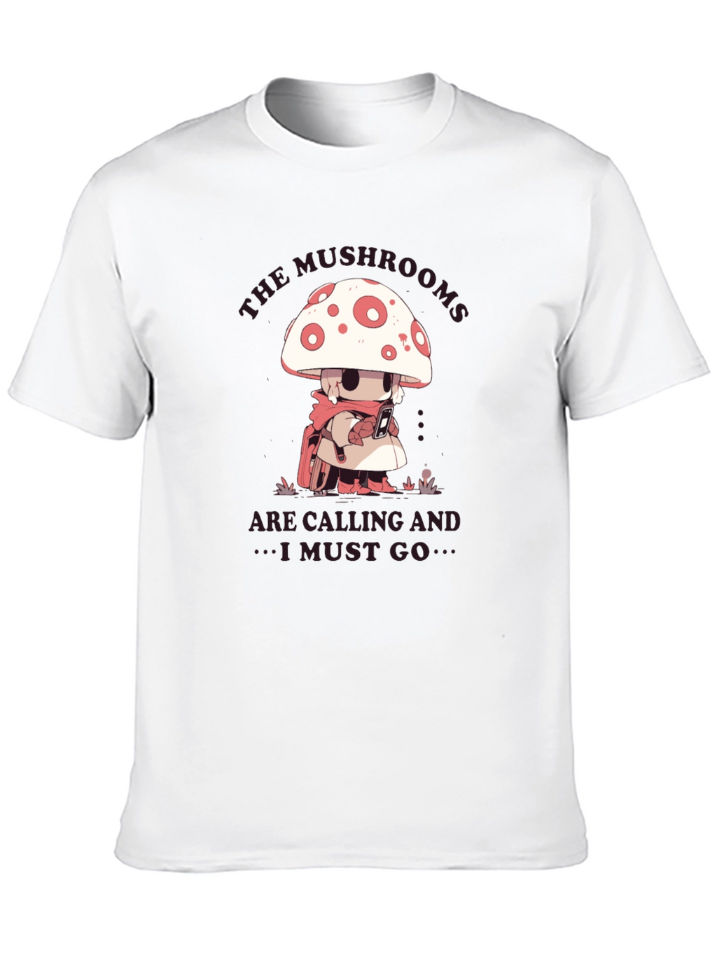 Mushroom Calling T-Shirt - Adventure Awaits!