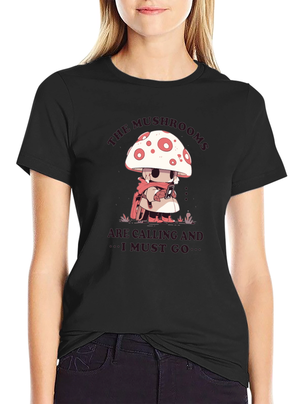 Mushroom Calling T-Shirt - Adventure Awaits!