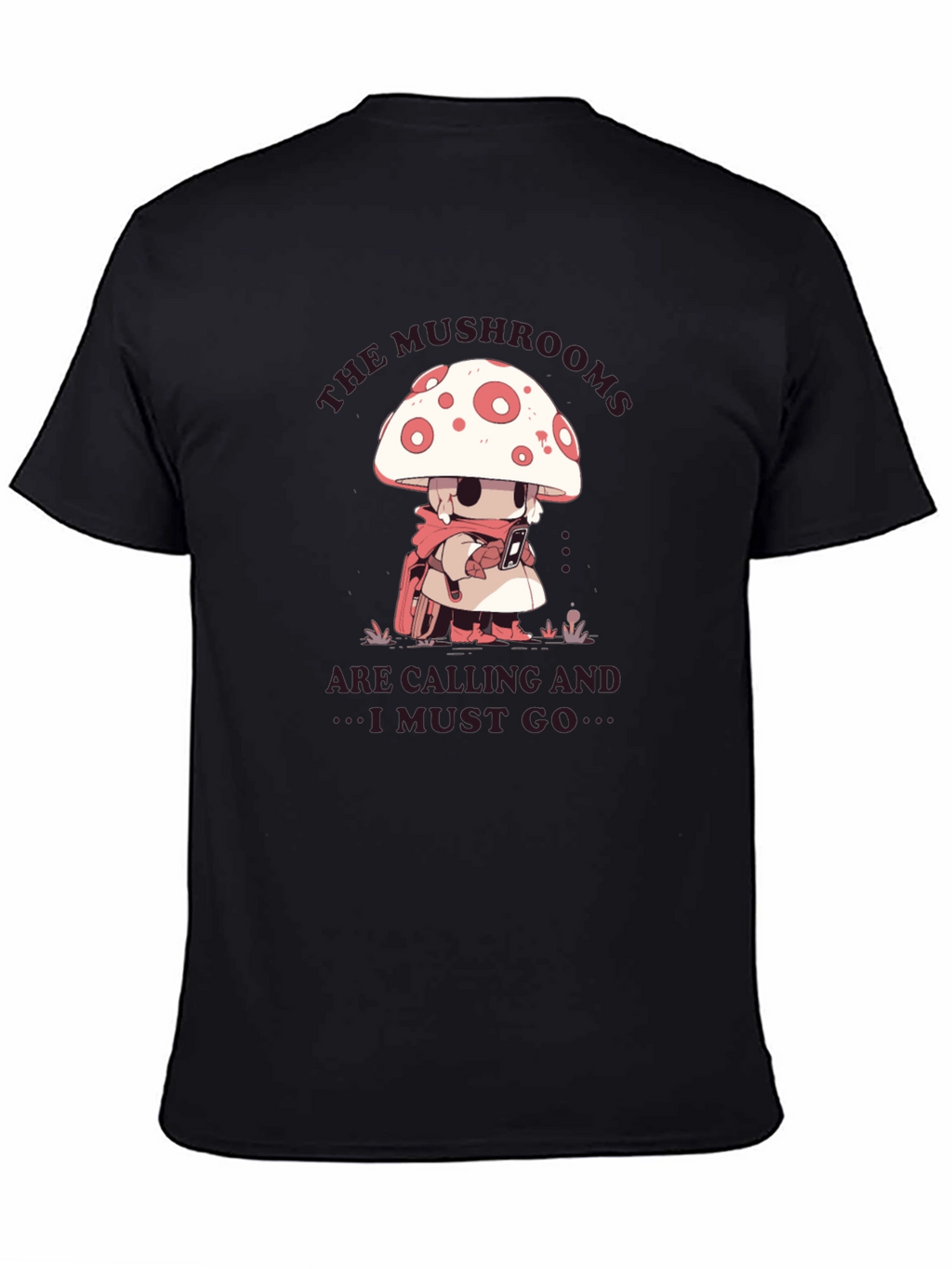 Mushroom Calling T-Shirt - Adventure Awaits!