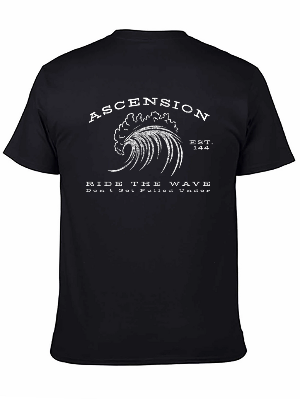 Ascension Wave Graphic Black T-Shirt