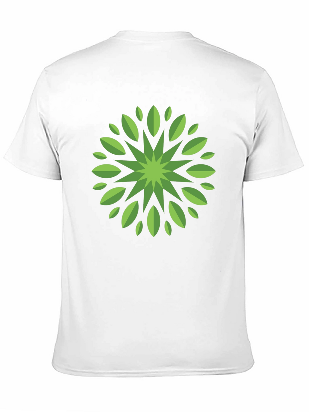 Leaf Mandala Graphic Tee - Stylish Black T-Shirt