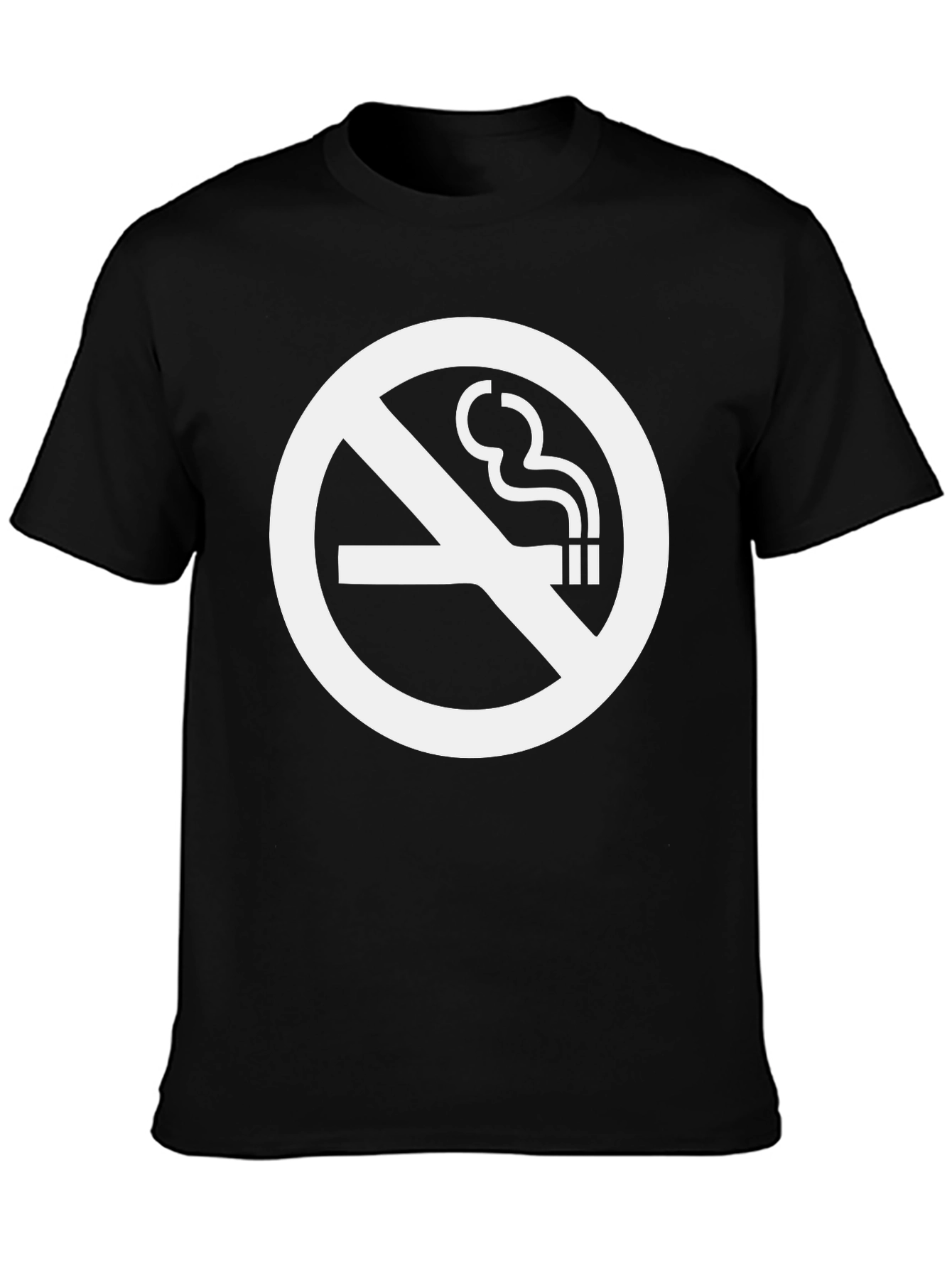No Smoking Graphic Tee - Classic Black T-Shirt