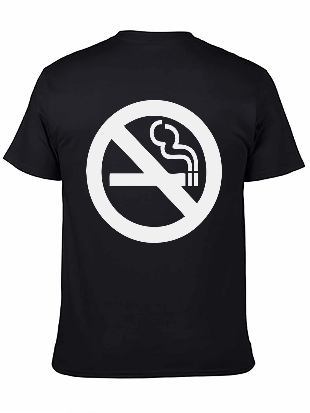 No Smoking Graphic Tee - Classic Black T-Shirt