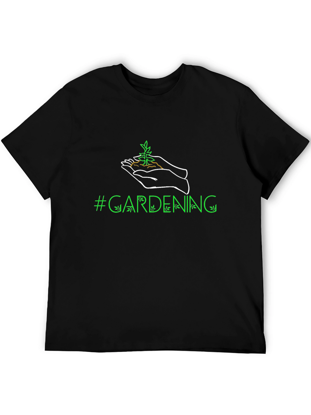 Gardening Graphic T-Shirt - Black