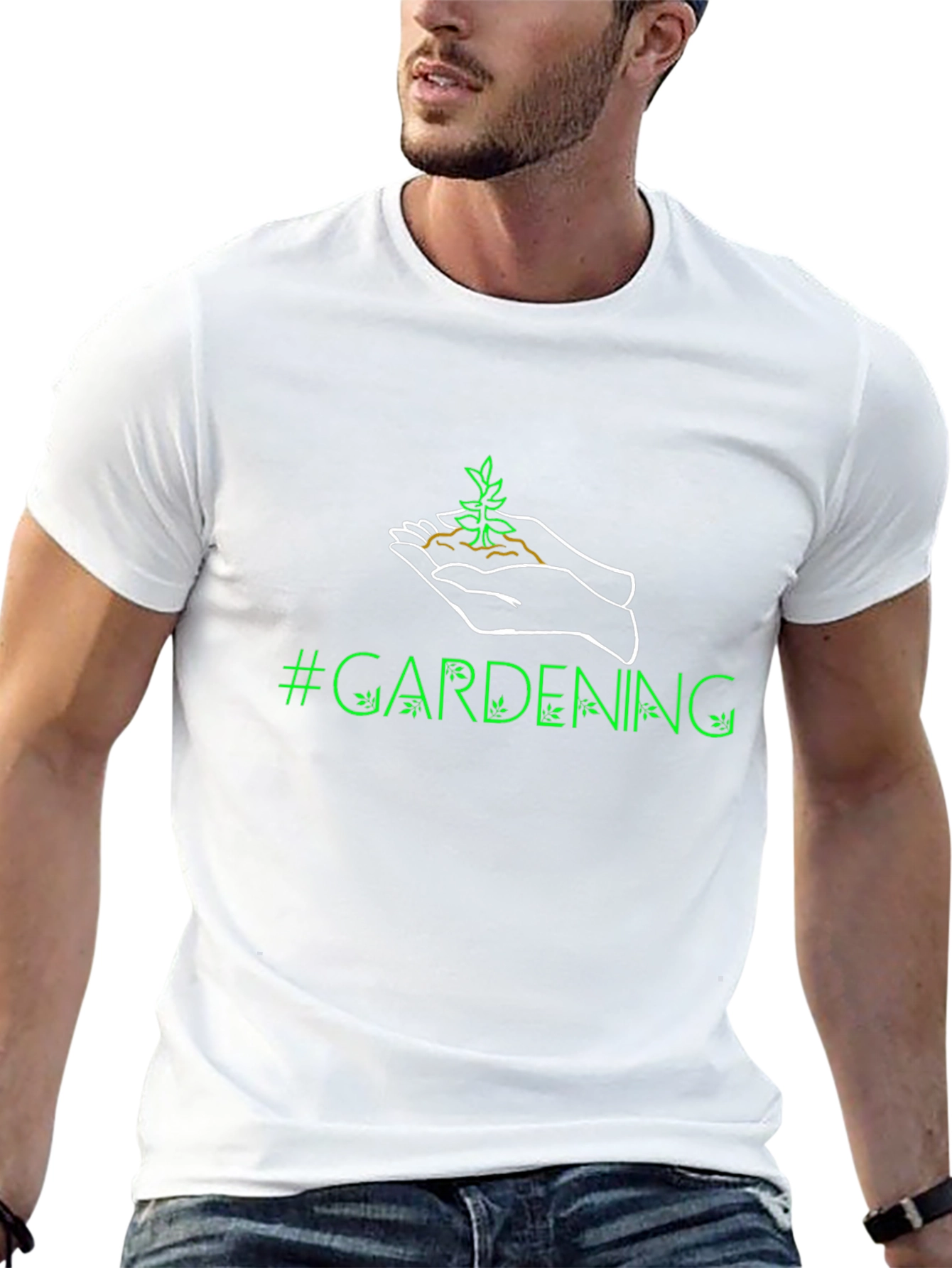 Gardening Graphic T-Shirt - Black