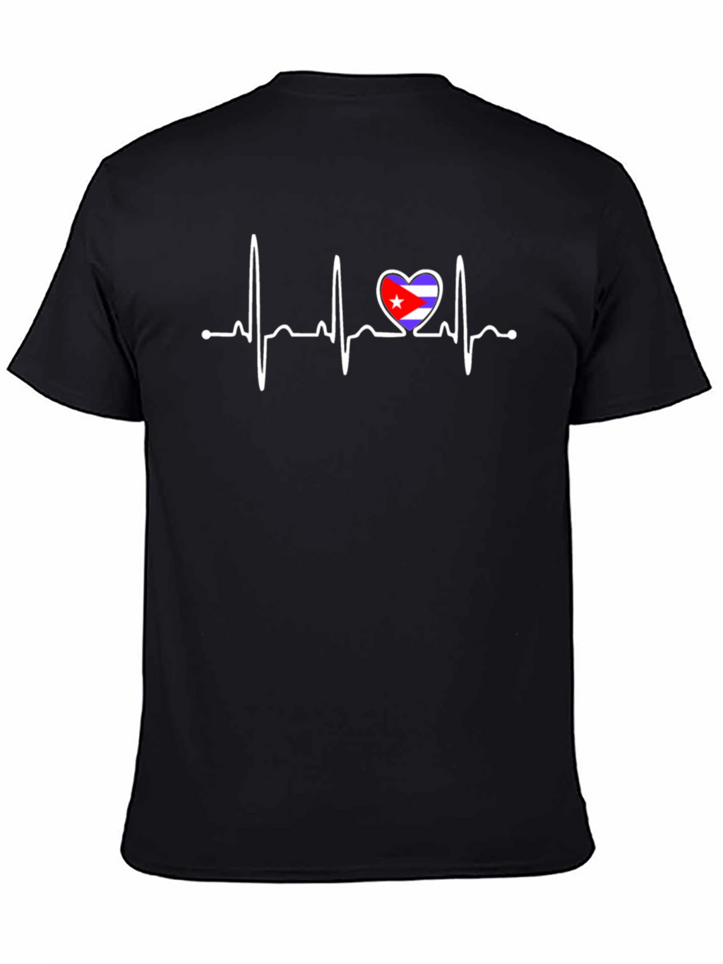 Cuba Heartbeat T-Shirt - Black