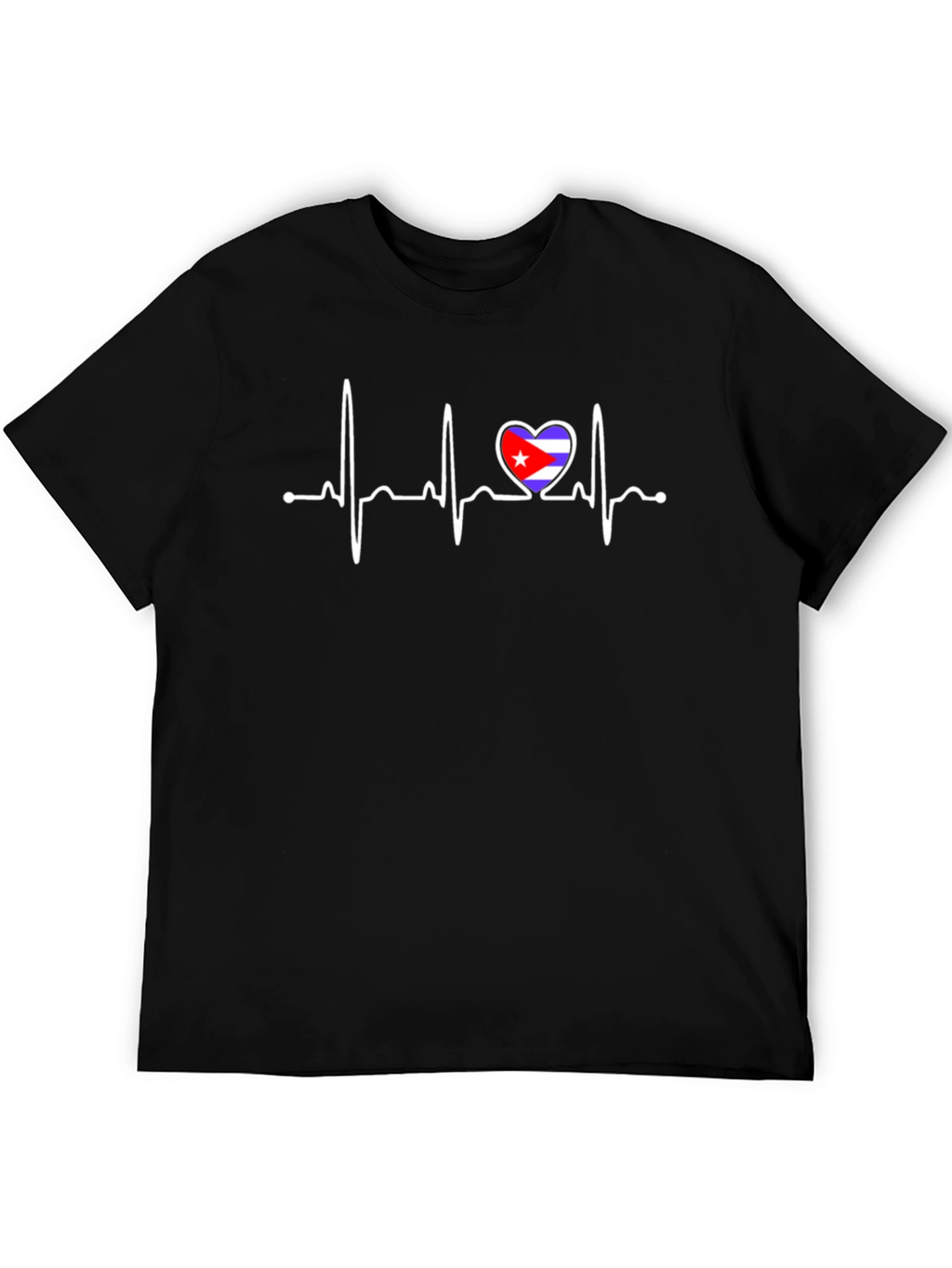 Cuba Heartbeat T-Shirt - Black