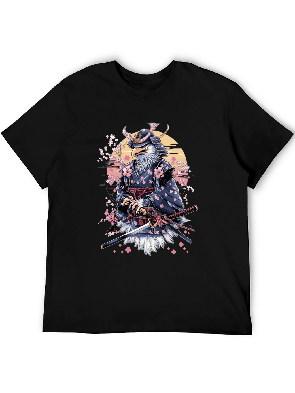 Eagle Samurai T-Shirt - Unique Graphic Tee