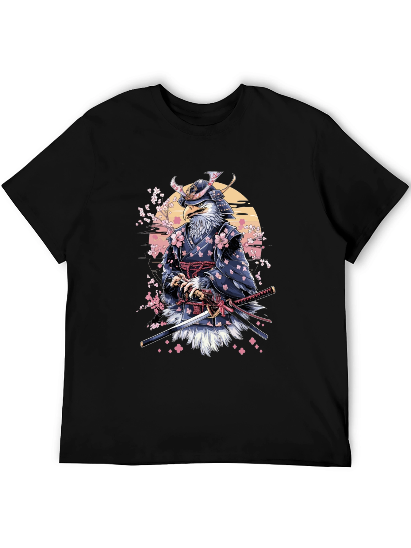 Eagle Samurai T-Shirt - Unique Graphic Tee