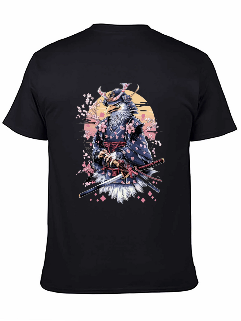 Eagle Samurai T-Shirt - Unique Graphic Tee