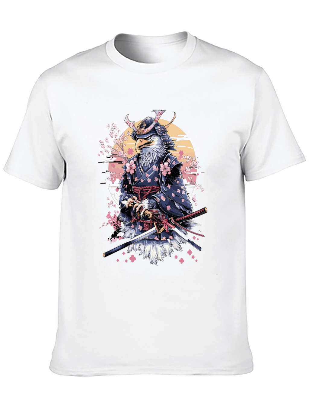 Eagle Samurai T-Shirt - Unique Graphic Tee