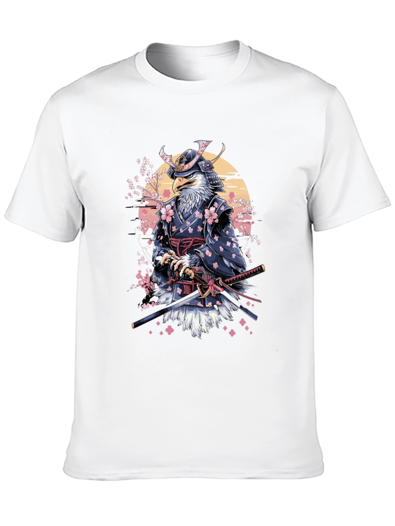 Eagle Samurai T-Shirt - Unique Graphic Tee