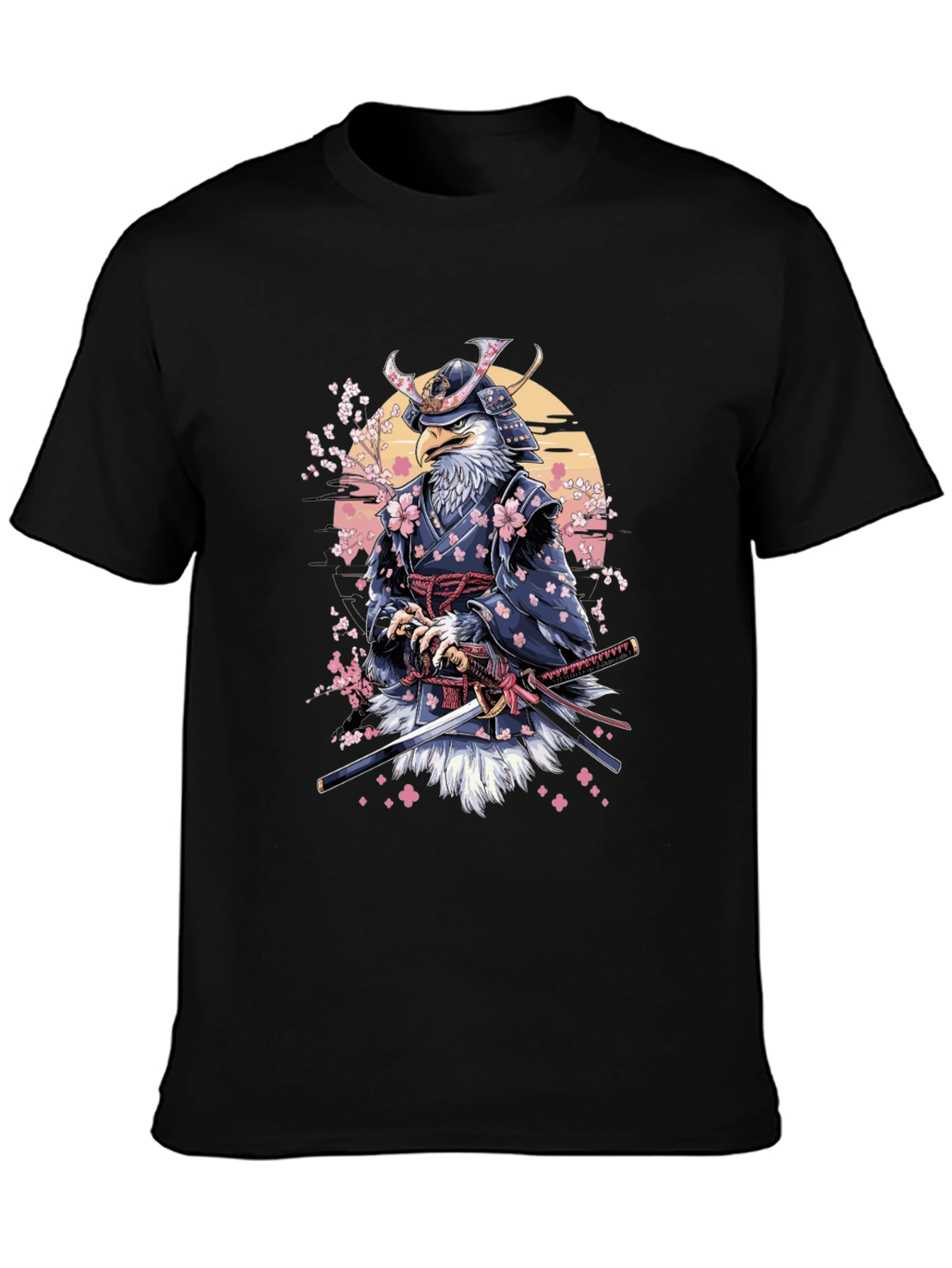 Eagle Samurai T-Shirt - Unique Graphic Tee