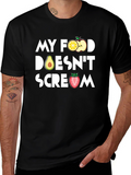 Vegan T-Shirt - My Food Doesnt Scream