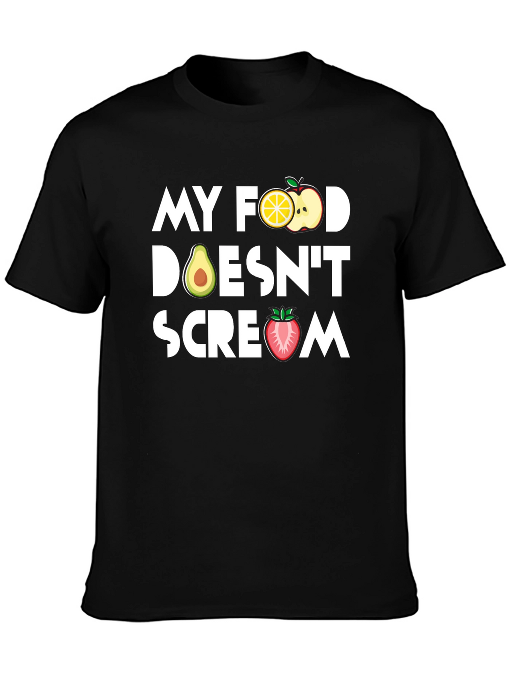 Vegan T-Shirt - My Food Doesnt Scream
