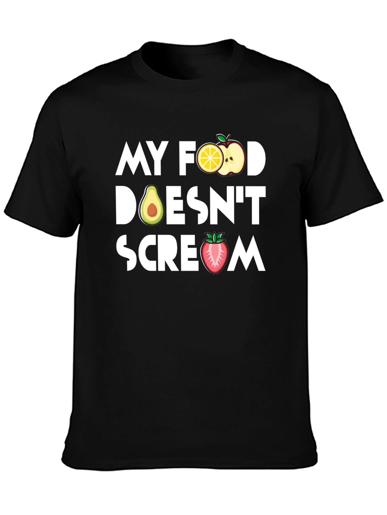 Vegan T-Shirt - My Food Doesnt Scream